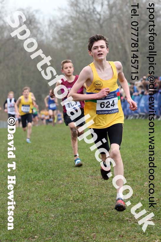 Boys under-13s Inter Counties Cross Country, Prestwold Hall, Loughborough. Photo: David T. Hewitson/Sports for All Pics
